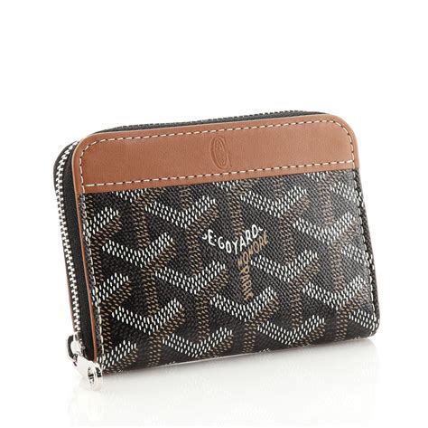 goyard wallet instore price|goyard zipper wallet.